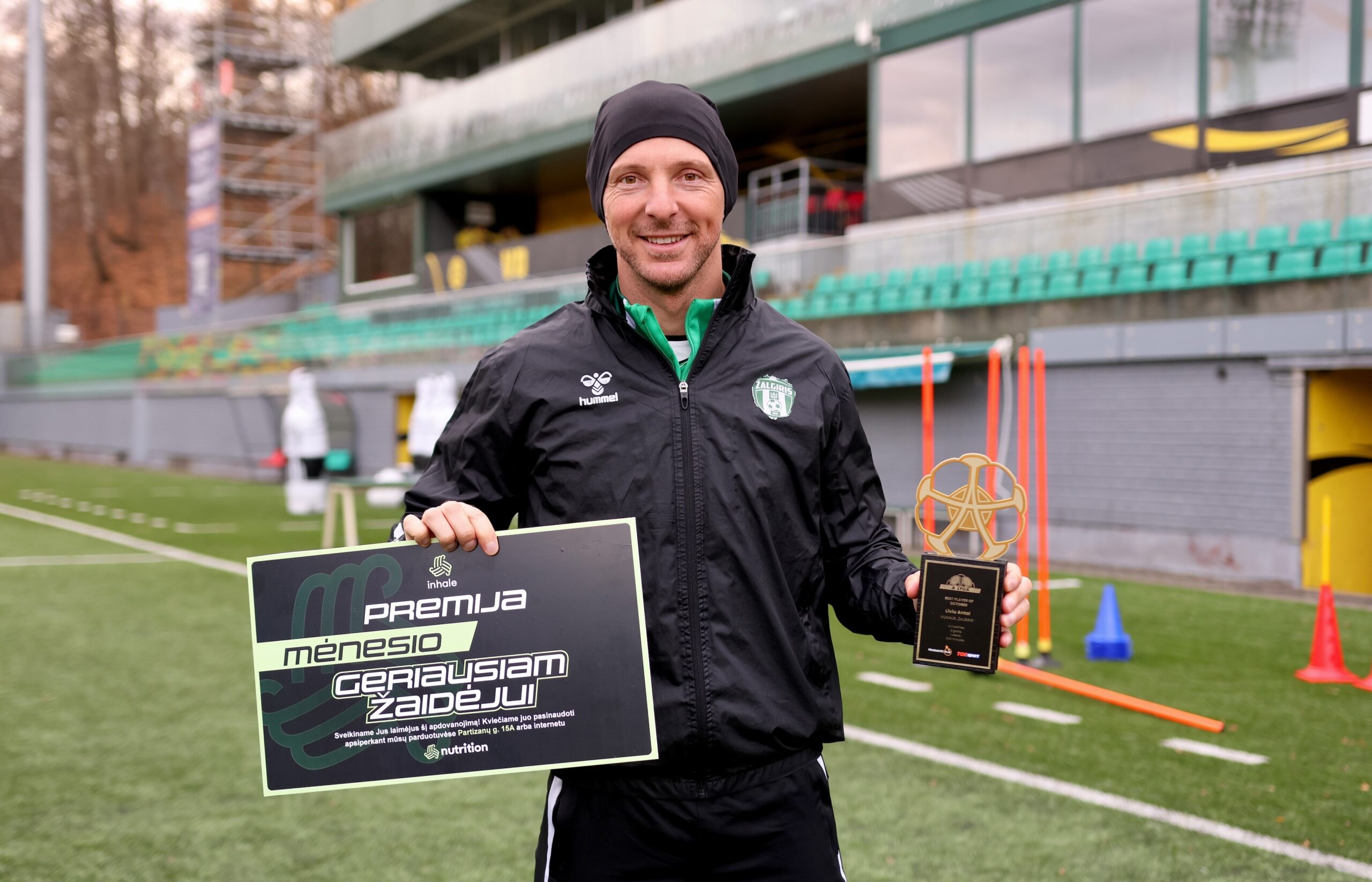 „Žalgirio“ atakų lyderis Liviu Antalis – antrą mėnesį iš eilės geriausias žaidėjas