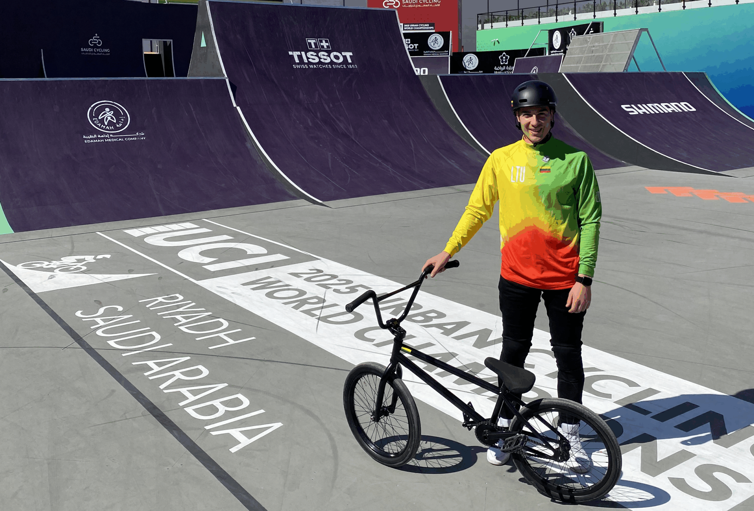 Vulkano tipo rampą Saudo Arabijoje išbandęs lietuvis: „Pritrūko sėkmės“